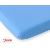 Lenzuolo di Jersey 120x60cm per Lettino Blu