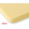 Lenzuolo di Spugna per Lettino 120x60cm Giallo