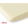 Lenzuolo in Cotone 60x120cm per Lettino Creme
