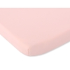 Lenzuolo in Cotone per Lettino 120x60cm Rosa Cipria