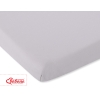 Lenzuolo in Jersey 60x120cm per Culla Grigio