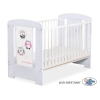 Letino per Bambino 120x60cm Marrone Grigio Gufi