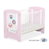 Letino per Bambino 120x60cm Marrone Rosa Gufi