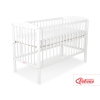 Lettino 60x120cm Bianca Cuori