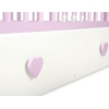Lettino 60x120cm con Cassetto Maxi Cuori