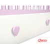 Lettino 60x120cm con Cassetto Maxi Cuori