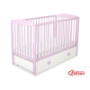 Lettino 60x120cm con Cassetto Maxi Cuori