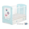 Lettino 60x120cm con Cassetto Maxi Gufi