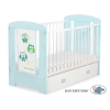 Lettino 60x120cm con Cassetto Maxi Gufi