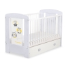 Lettino 60x120cm con Cassetto Maxi Gufi