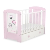 Lettino 60x120cm con Cassetto Maxi Gufi
