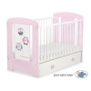Lettino 60x120cm con Cassetto Maxi Gufi