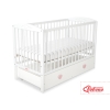 Lettino 60x120cm con Cassetto MAXI Maxi Cuori