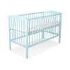 Lettino neonato con sbarre 60x120cm Menta