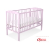 Lettino con sbarre60x120cm Rosa Stelle