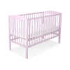 Lettino con sbarre60x120cm Rosa Stelle