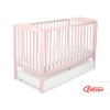 Lettino 60x120cm con Cassetto Standard Rosa Cipria
