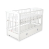 Lettino con Cassetto per Neonato 120x60cm Maxi Cuori
