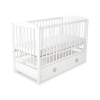 Lettino con Cassetto per Neonato 120x60cm Maxi Cuori