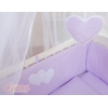 Lettino da Affiancare al Letto FABIO Lilla Cuori