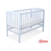 Lettino in Legno 120x60cm Blu Stelle