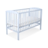Lettino in Legno 120x60cm Blu Stelle
