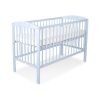 Lettino in Legno 120x60cm Blu Stelle