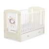 Lettino in Legno 120x60cm con Cassetto Maxi