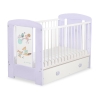 Lettino in Legno 120x60cm con Cassetto Maxi