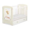 Lettino in Legno 120x60cm con Cassetto Maxi Notte