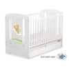 Lettino in Legno 120x60cm con Cassetto Standard Notte