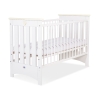 Lettino in Legno 120x60cm - Lorenzo Creme Bianca