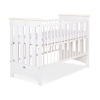 Lettino in Legno 120x60cm - Lorenzo Creme Bianca