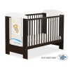 Lettino in Legno 120x60cm Marrone Notte