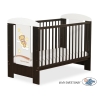 Lettino in Legno 120x60cm Marrone Notte