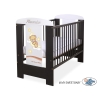 Lettino in Legno 120x60cm Marrone Notte