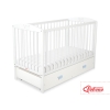 Lettino in Legno 120x60cm con Cassetto Maxi