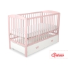 Lettino in Legno 120x60cm con Cassetto Maxi