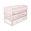 Lettino in Legno 120x60cm con Cassetto Maxi