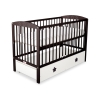 Lettino in Legno 120x60cm con Cassetto Maxi Stelle