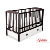 Lettino in Legno 120x60cm con Cassetto Maxi Stelle