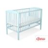 Lettino in Legno 120x60cm Menta Cuori