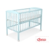 Lettino in Legno 120x60cm Menta Cuori