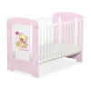 Lettino in Legno 120x60cm Rosa Nastro