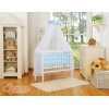Lettino Neonati da Attaccare Blu Gufi