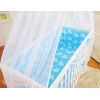 Lettino Neonati da Attaccare Blu Gufi