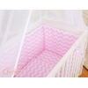 Lettino Neonati da Attaccare Rosa Chevron