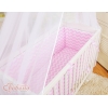 Lettino Neonati da Attaccare Rosa Chevron