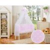 Lettino Neonati da Attaccare Rosa Pois Bianchi Cuori