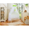 Lettino Neonati da Attaccare Verde Pois Bianchi Cuori